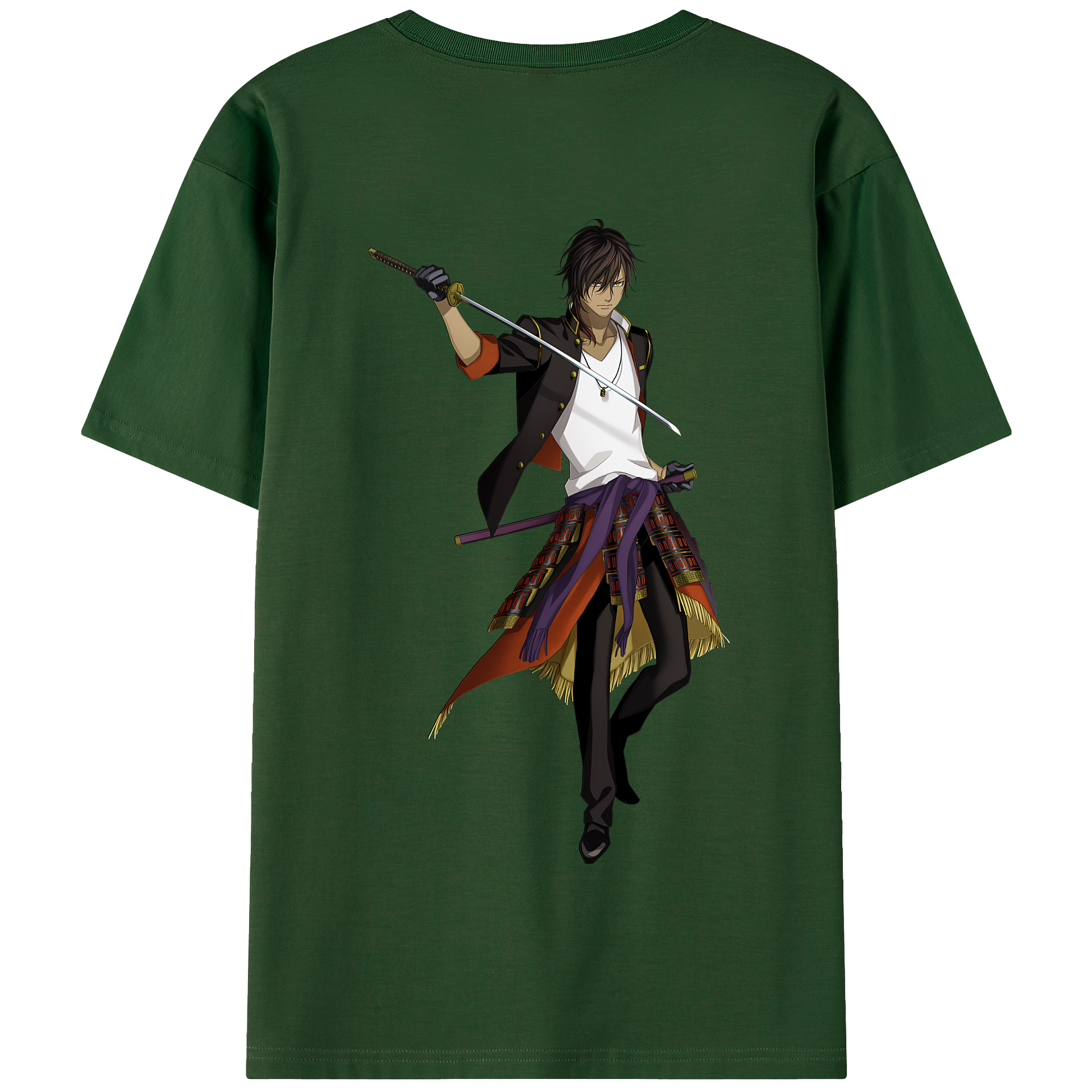 （画像用） 刀剣乱舞 Touken Ranbu 綿100％半袖Tシャツ（背面プリント）